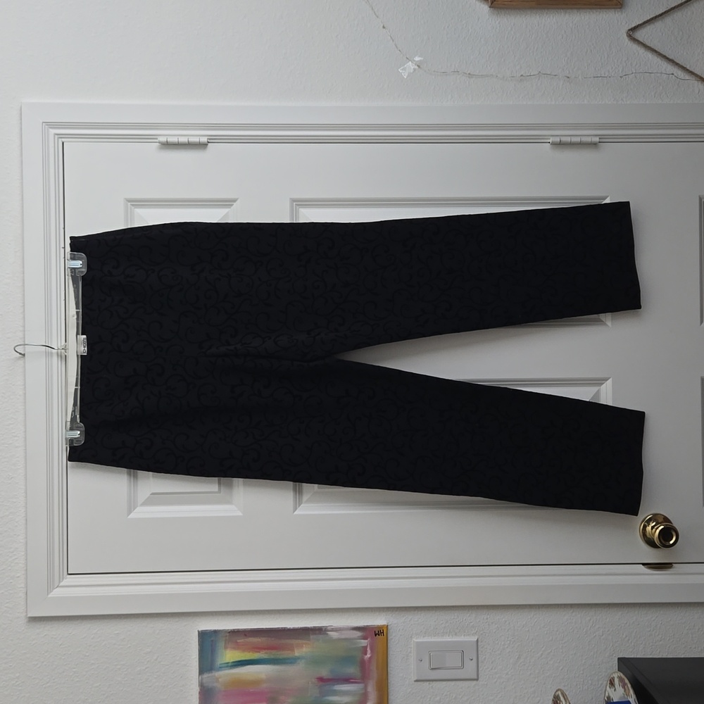 Chicos Patterned slip on pants